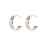 Silver Everyday Medium Hoops